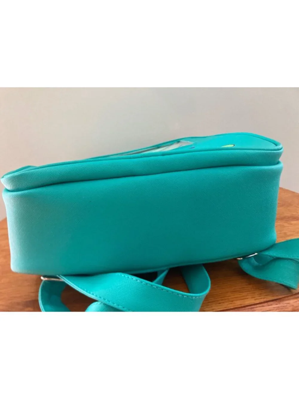 Adventure Time BMO Turquoise Backpack With Adjustable Straps & Zippered Compartm